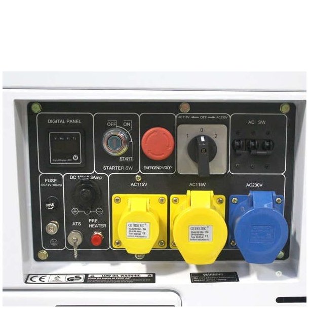 HYUNDAI Standby Diesel Generator 5.3 kW 10 HK.