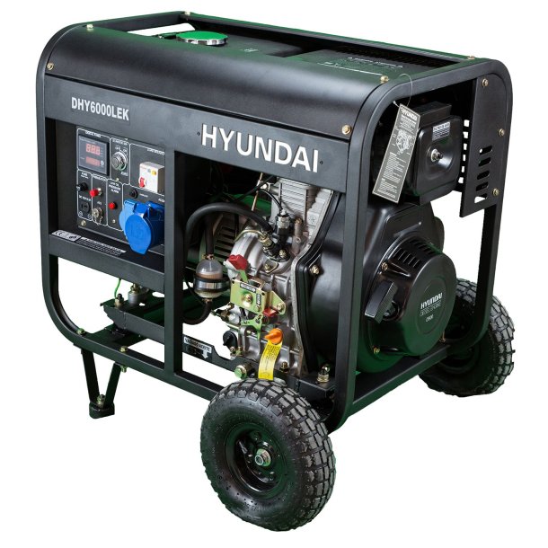 HYUNDAI Diesel Generator 5.0 kW 230 volt 10 HK.