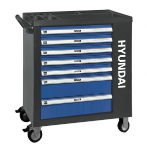 HYUNDAI vrkstedsvogn med 7 skuffer & 298 dele vrktj