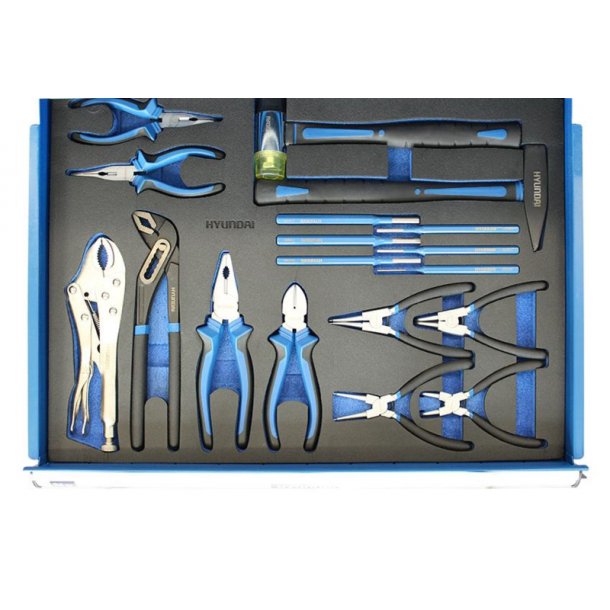 HYUNDAI vrkstedsvogn med 7 skuffer &amp; 298 dele vrktj