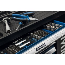 HYUNDAI vrkstedsvogn med 7 skuffer &amp; 298 dele vrktj