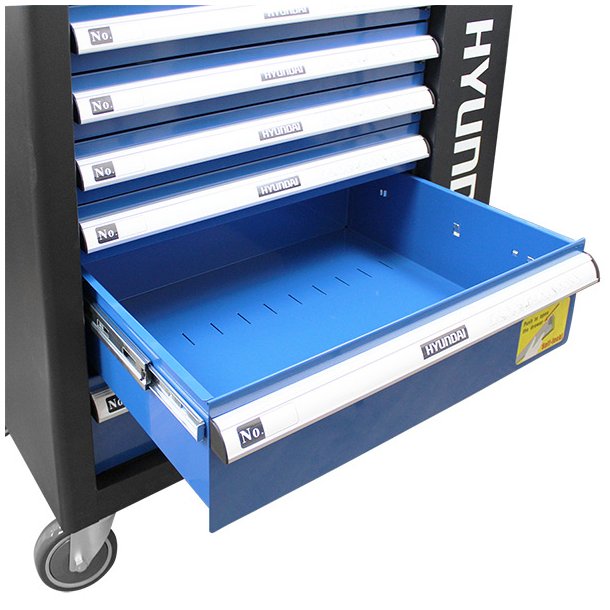HYUNDAI vrkstedsvogn med 7 skuffer &amp; 298 dele vrktj