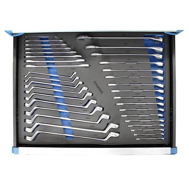 HYUNDAI vrkstedsvogn med 7 skuffer &amp; 298 dele vrktj