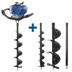 HYUNDAI Jordbor med 3 strrelser bor og to-takts benzinmotor