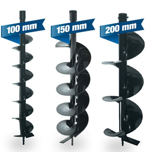 HYUNDAI Jordbor med 3 strrelser bor og to-takts benzinmotor