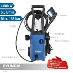 HYUNDAI hjtryksrenser 135 bar
