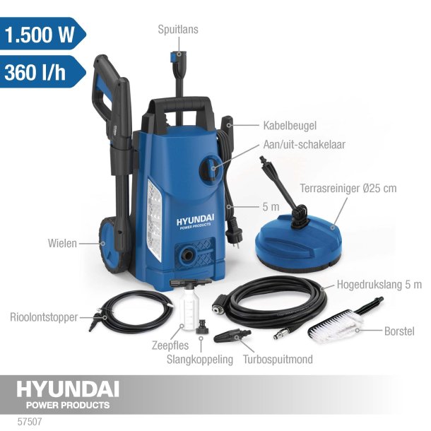 HYUNDAI hjtryksrenser st 120 bar